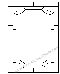 glass panel border