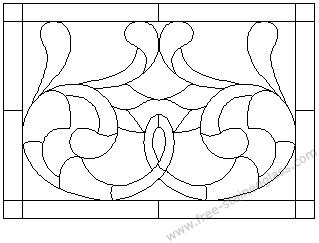 stained glass designer pattern 