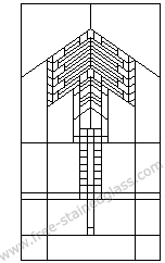 christmas stained glass pattern 
